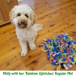 Molly with Rainbow Splotches Snuffle Mat