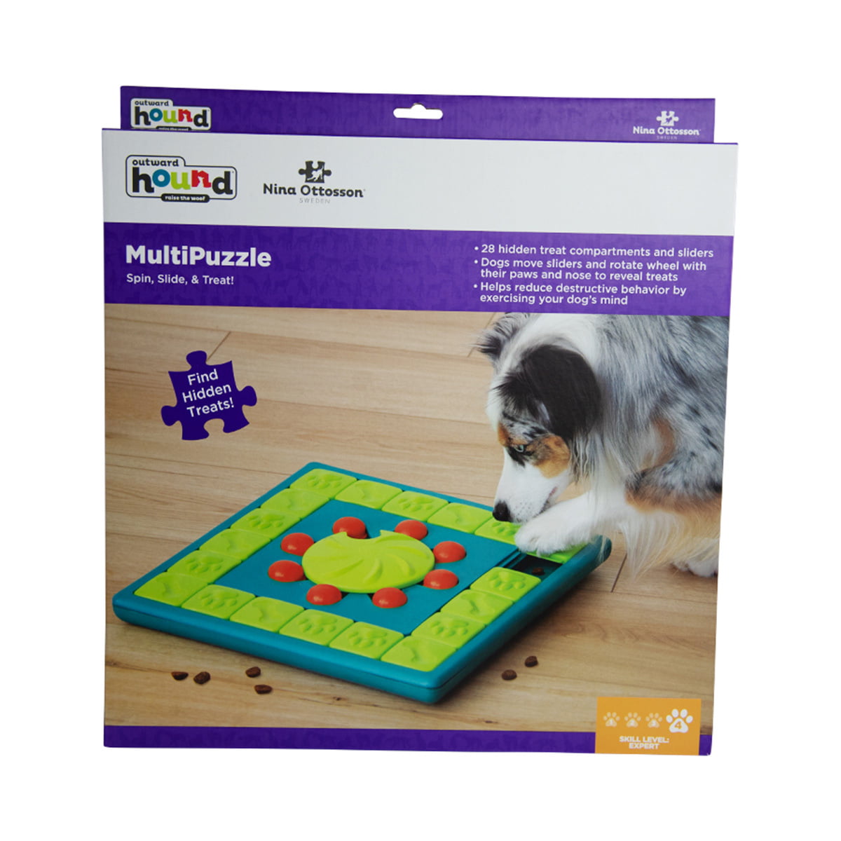 Pet Supplies : Outward Hound Nina Ottosson Extra Tiles for Dog Puzzles  Challenge Slider & Multipuzzle - 5 Pack 