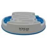 Scream Slow Feed Puzzle Bowl – Blue 1