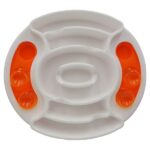 Scream Slow Feed Puzzle Bowl – Orange 2