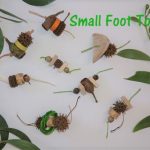 8 Small Natural Foot Toys