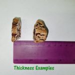 Mahogany Pod Pieces Thickness